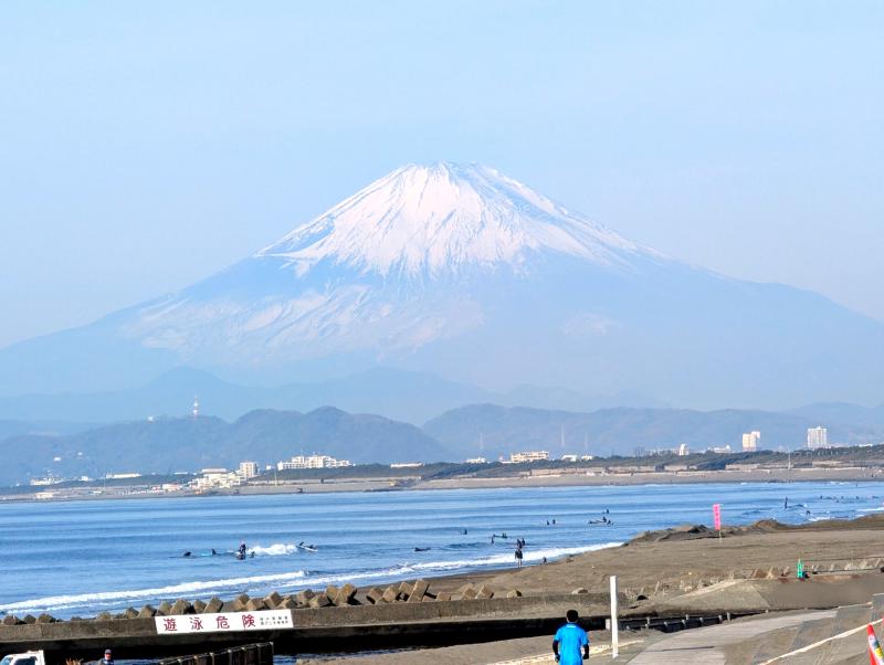 Mt Fuji on the Shonan Coast